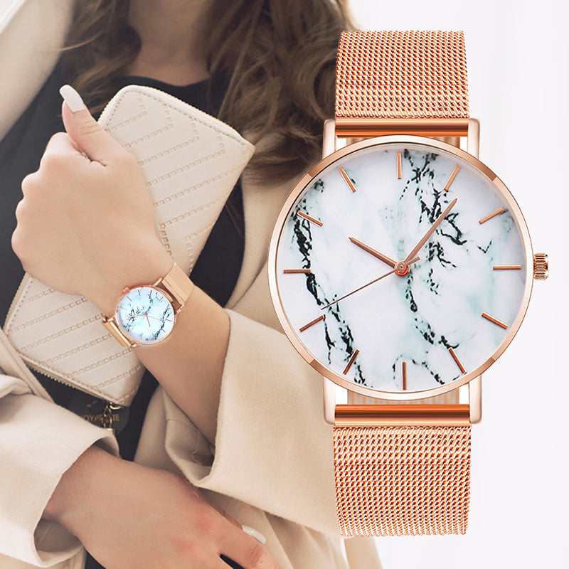 Fashion Mesh Band Wrist Watch