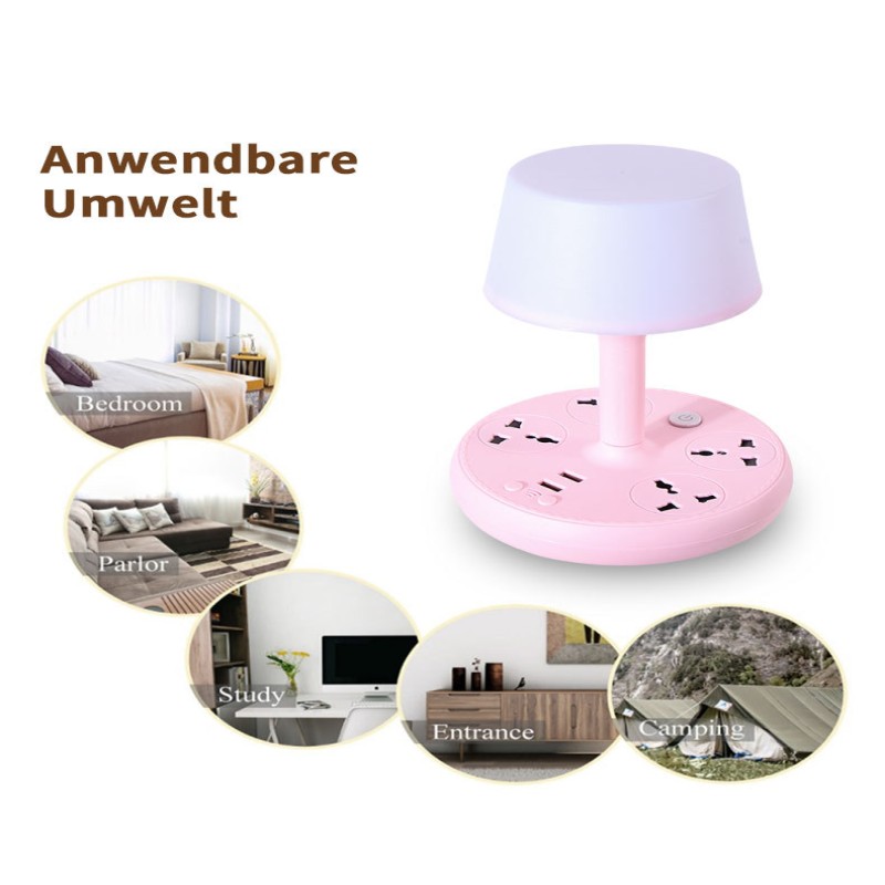 Desktop smart multi-function lamp socket - with remote Images